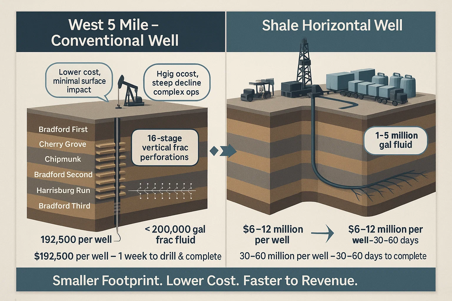 West Five Mile Oil Project Development