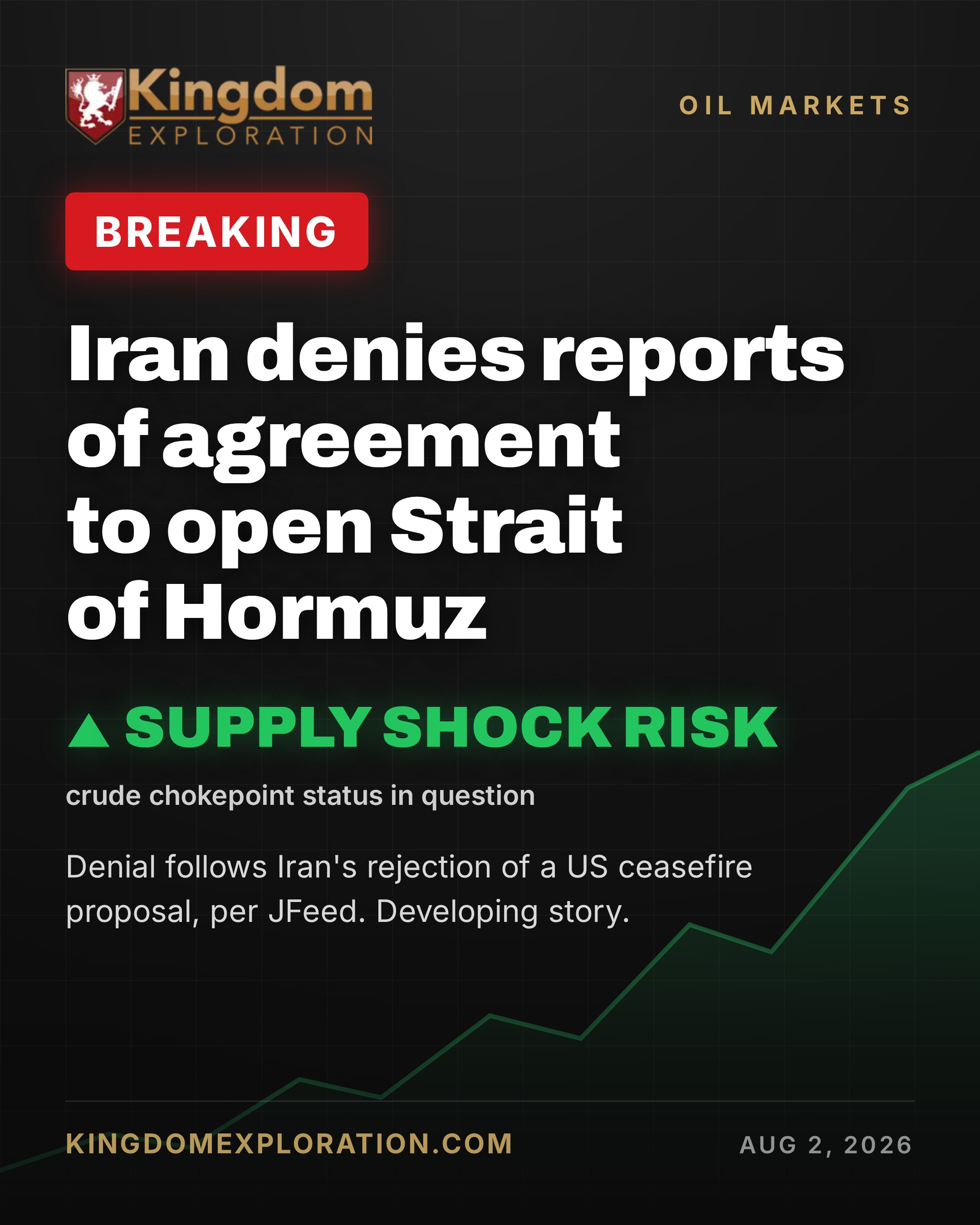 Iran Ties Strait of Hormuz Reopening to Lebanon, Gaza Ceasefire