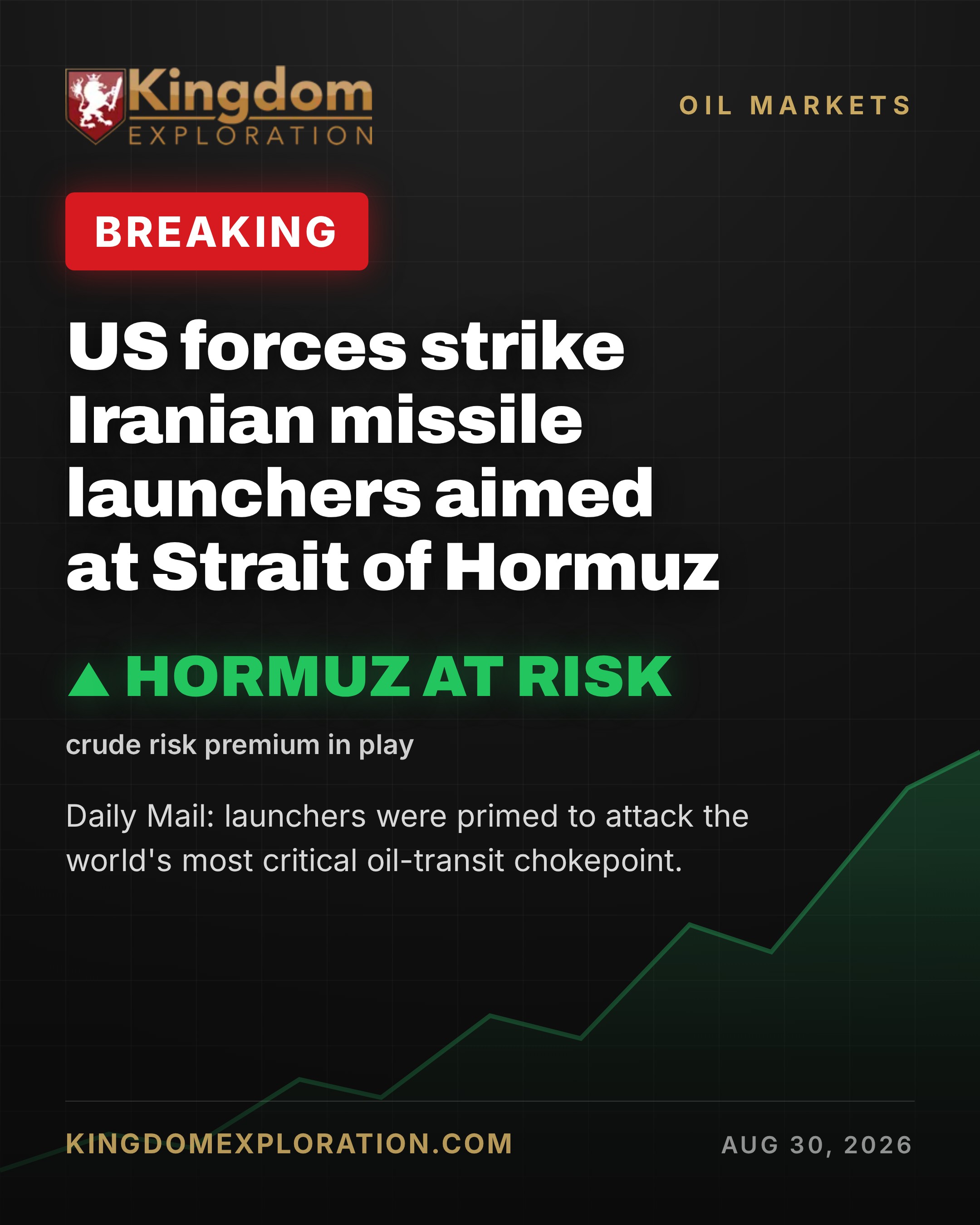 Ship Struck by Projectile in Strait of Hormuz Amid US-Iran War