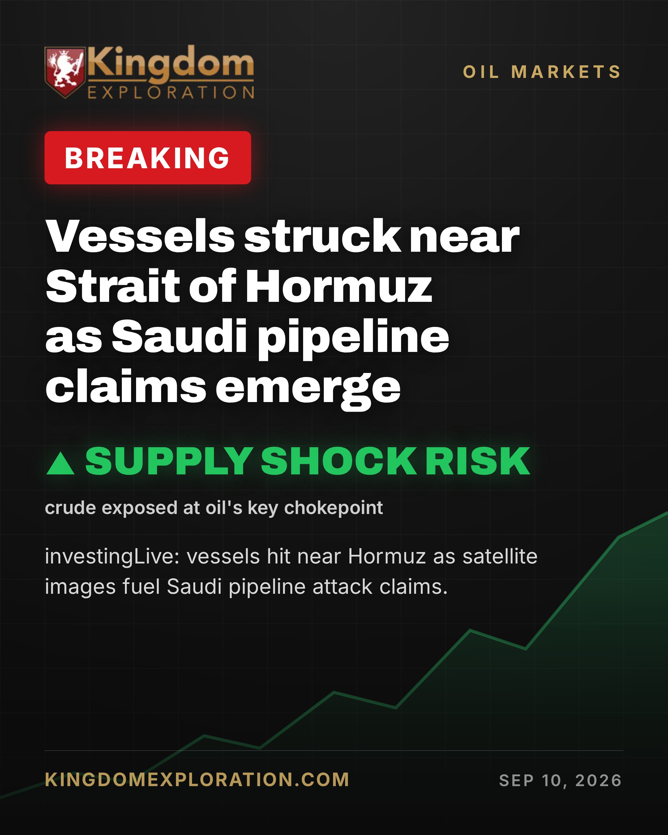 Saudi Cancels Crude Exports to Europe After Pipeline Shutdown